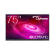 OPTOMA - 1751RK 75P 4K ANDROID 350N - W3FC0T1W111